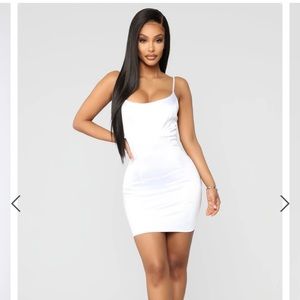 So smooth satin mini dress